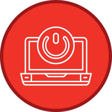 Güç hattı çoklu daire. Web Kullanımı için Vektör İllüstrasyonu