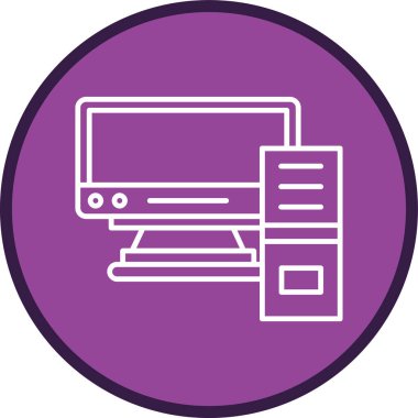 Screen Line multi circle. Vector Illustration For Web Use