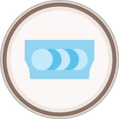 Pamuk Düz çıkartma. Web Kullanımı için Vektör İllüstrasyonu