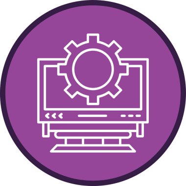 Geliştirme Hattı çoklu daire. Web Kullanımı için Vektör İllüstrasyonu