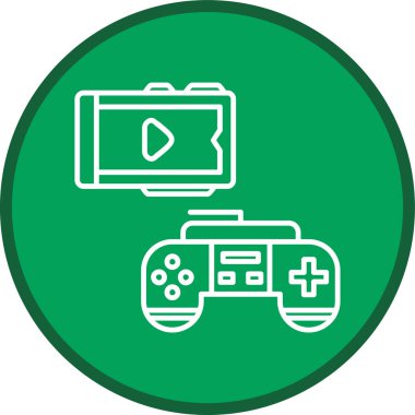 Video Hattı çoklu daire. Web Kullanımı için Vektör İllüstrasyonu