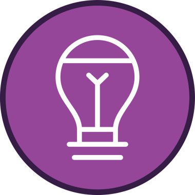 Bulb Line multi circle. Vector Illustration For Web Use