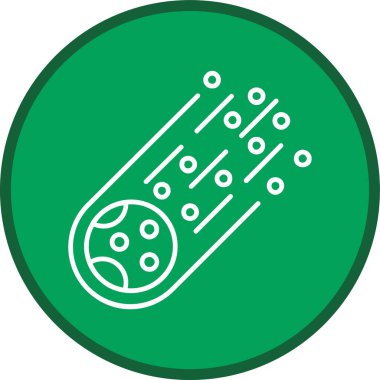 Meteor Hattı çoklu daire. Web Kullanımı için Vektör İllüstrasyonu