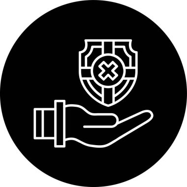 Sigortalanmamış bir daire. Web Kullanımı için Vektör İllüstrasyonu