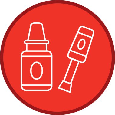 Çivi Polonyalı Çizgisi çok daireli. Web Kullanımı için Vektör İllüstrasyonu