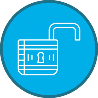 Unsecure Line multi circle. Vector Illustration For Web Use