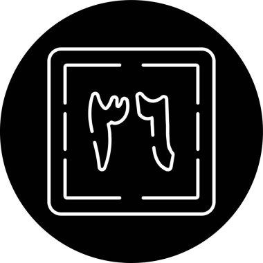 Sitta wa Thalathun Line inverted circle. Vector Illustration For Web Use