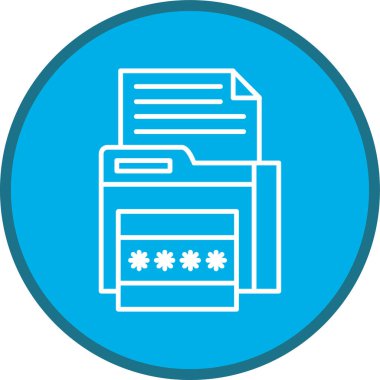 Dizin Satırı çoklu çember. Web Kullanımı için Vektör İllüstrasyonu