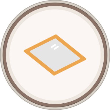 Frame Flat sticker. Vector Illustration For Web Use