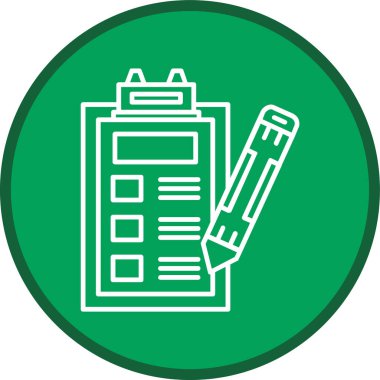 Çoklu Seçim Hattı çoklu daire. Web Kullanımı için Vektör İllüstrasyonu