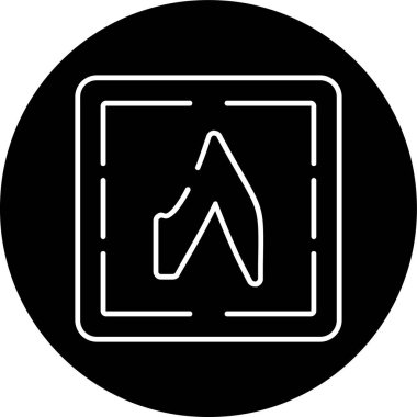 Thamaniya Hattı ters dönmüş. Web Kullanımı için Vektör İllüstrasyonu