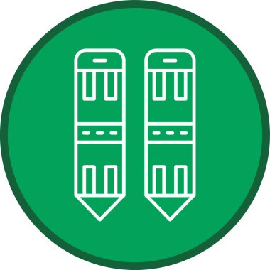 Pencil Line multi circle. Vector Illustration For Web Use