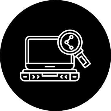 Paylaşım Hattı ters çevrildi. Web Kullanımı için Vektör İllüstrasyonu