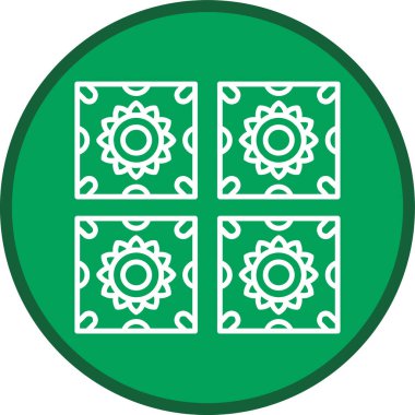 Döşeme Hattı çok daireli. Web Kullanımı için Vektör İllüstrasyonu