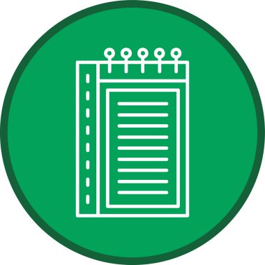 Pinned Line multi circle. Vector Illustration For Web Use