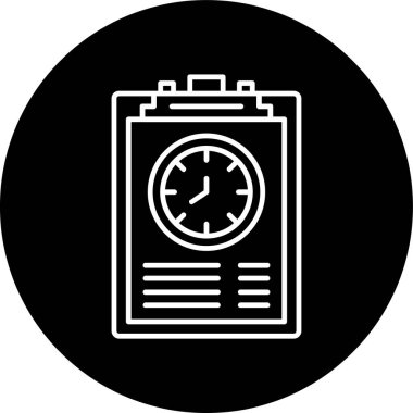 Pano Satırı ters çevrilmiş daire. Web Kullanımı için Vektör İllüstrasyonu