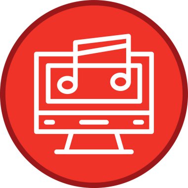 music Line multi circle. Vector Illustration For Web Use