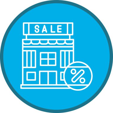 Sale Line multi circle. Vector Illustration For Web Use