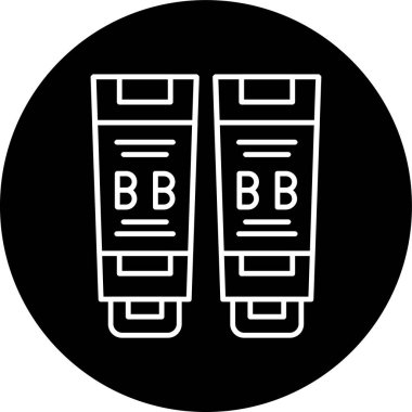 Modern b 'nin vektör illüstrasyonu eksik simgesi