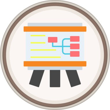 Düz biçimli kodlama programlama simgesi