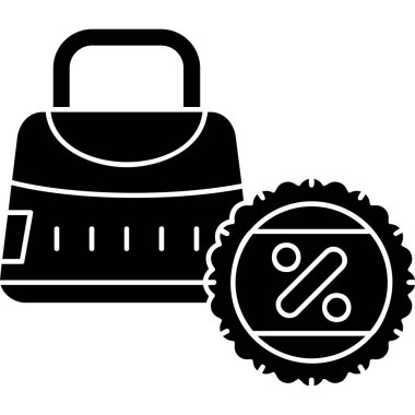 indirimli fiyat simgesi, basit biçim