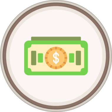 Dolar Para Vektörü Simgesi