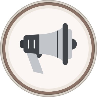 Moda Biçimli Sözcü Simgesi İzole Arkaplan