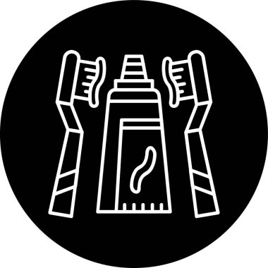 Bir bina simgesinin vektör illüstrasyonu