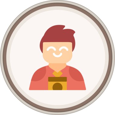 avatar erkek kullanıcı simgesi düz biçimli