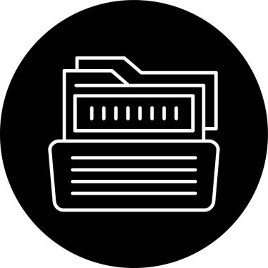 Dosya. Web simgesi basit illüstrasyon