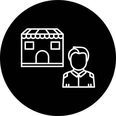 Ev simgesinin vektör illüstrasyonu