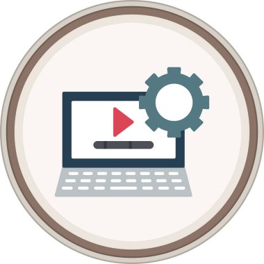 bilgisayar simgesi, vektör illüstrasyonu