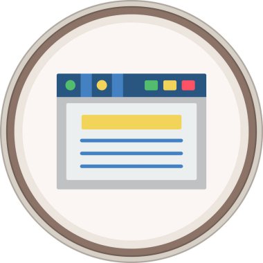 Tarayıcı web geliştirme vektör çizimi düz tasarım