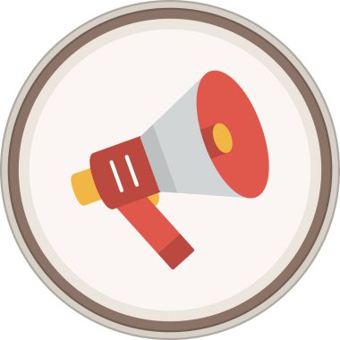 megafon ikon vektör illüstrasyon tasarımı