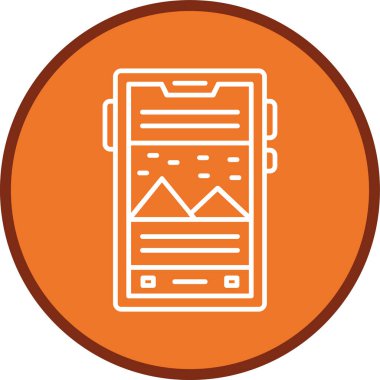 seo modern simgesinin vektör illüstrasyonu