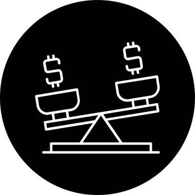 para vektör illüstrasyon simgesi