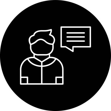 Müşteri servis simgesi vektör illüstrasyonu