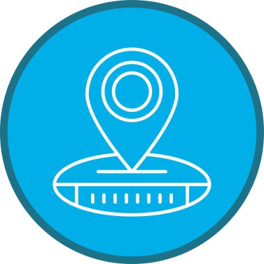 Harita işaretleyici. Web simgesi