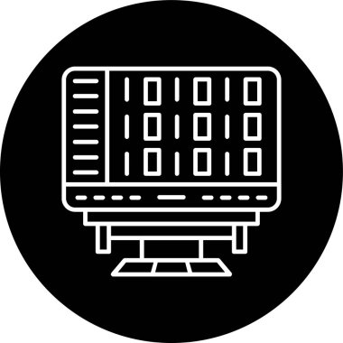 Veri Merkezi simgesini, vektör çizim