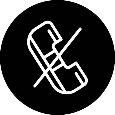 Tek bir simgenin vektör illüstrasyonu