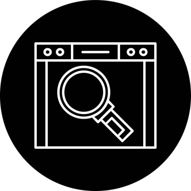 seo modern simgesinin vektör illüstrasyonu