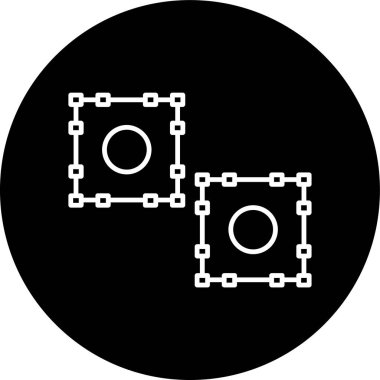 Modern b 'nin vektör illüstrasyonu eksik simgesi