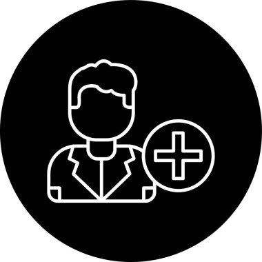 Doktor Simge vektör illüstrasyonu