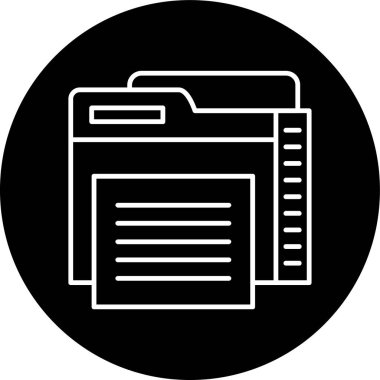 dizin simgesi vektör illüstrasyonu