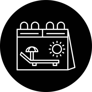 Modern simgenin vektör illüstrasyonu