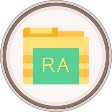 Bir belge simgesinin vektör illüstrasyonu