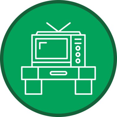 televizyon simgesi vektör illüstrasyonu