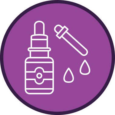 Güzellik ve moda simgelerinin vektör çizimi