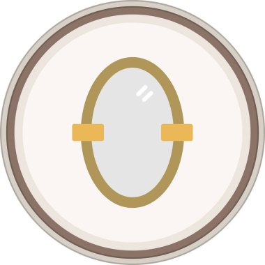 Altın rozetin vektör çizimi