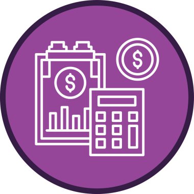 Dolar simgesi vektör illüstrasyonu